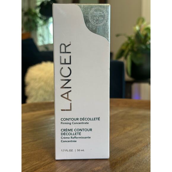NIB Lancer Contour Décolleté Firming Concentrate Neck Tightening Cream 1.7 oz. - Picture 1 of 7